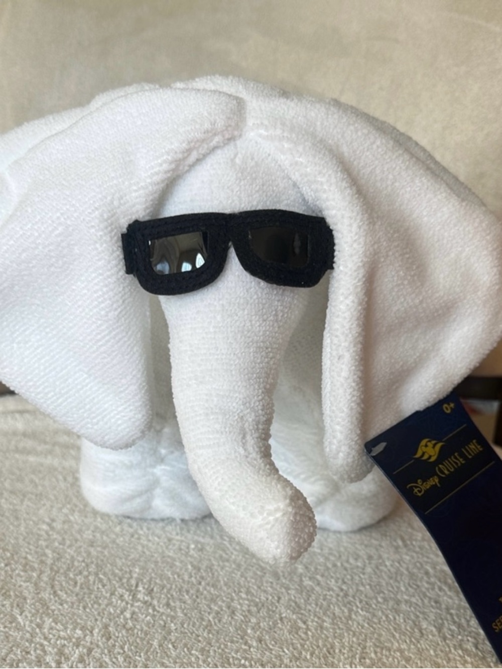 Disney Cruise Line Towel Plush Elephant (Evie’s friend) - New With Tags